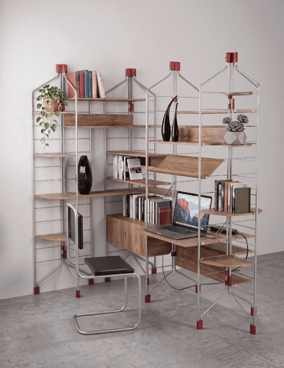 Panna Room Divider Shelving System – The Panni Shelf, Reimagined, portfolio item 1