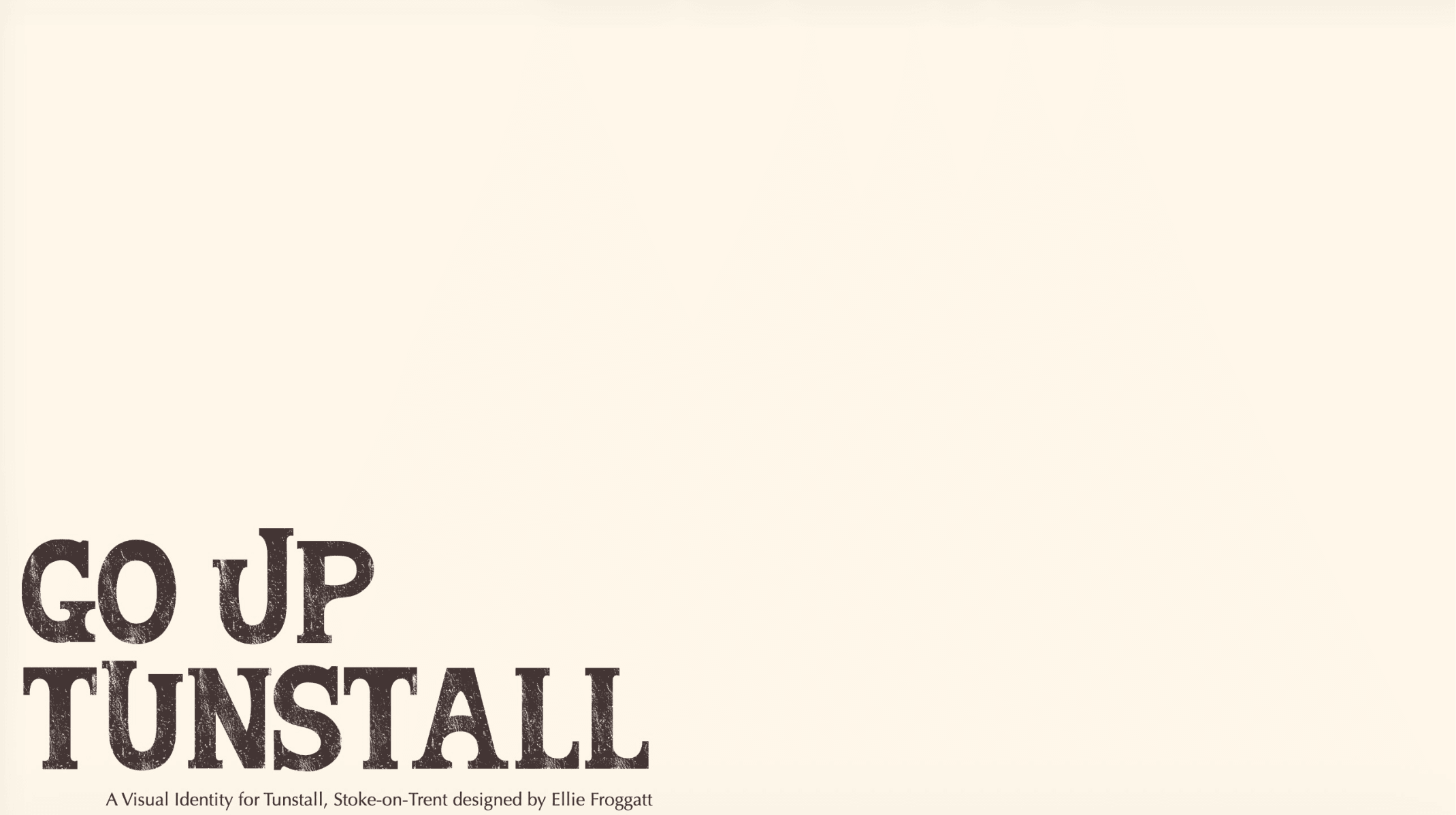 Go Up Tunstall, portfolio item 2