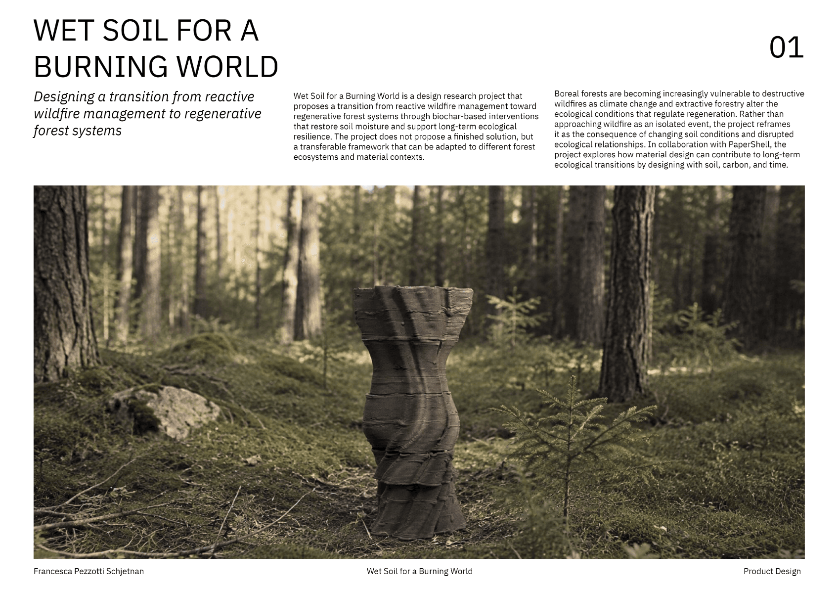 Wet soil for a burning world, portfolio item 3