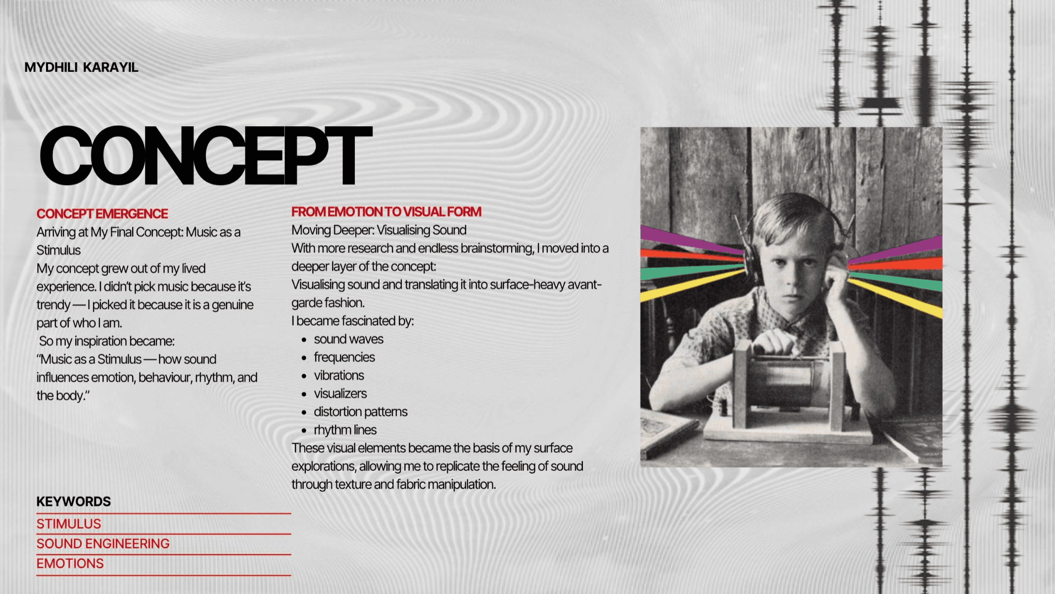 MUSIC AS A STIMULI, portfolio item 9