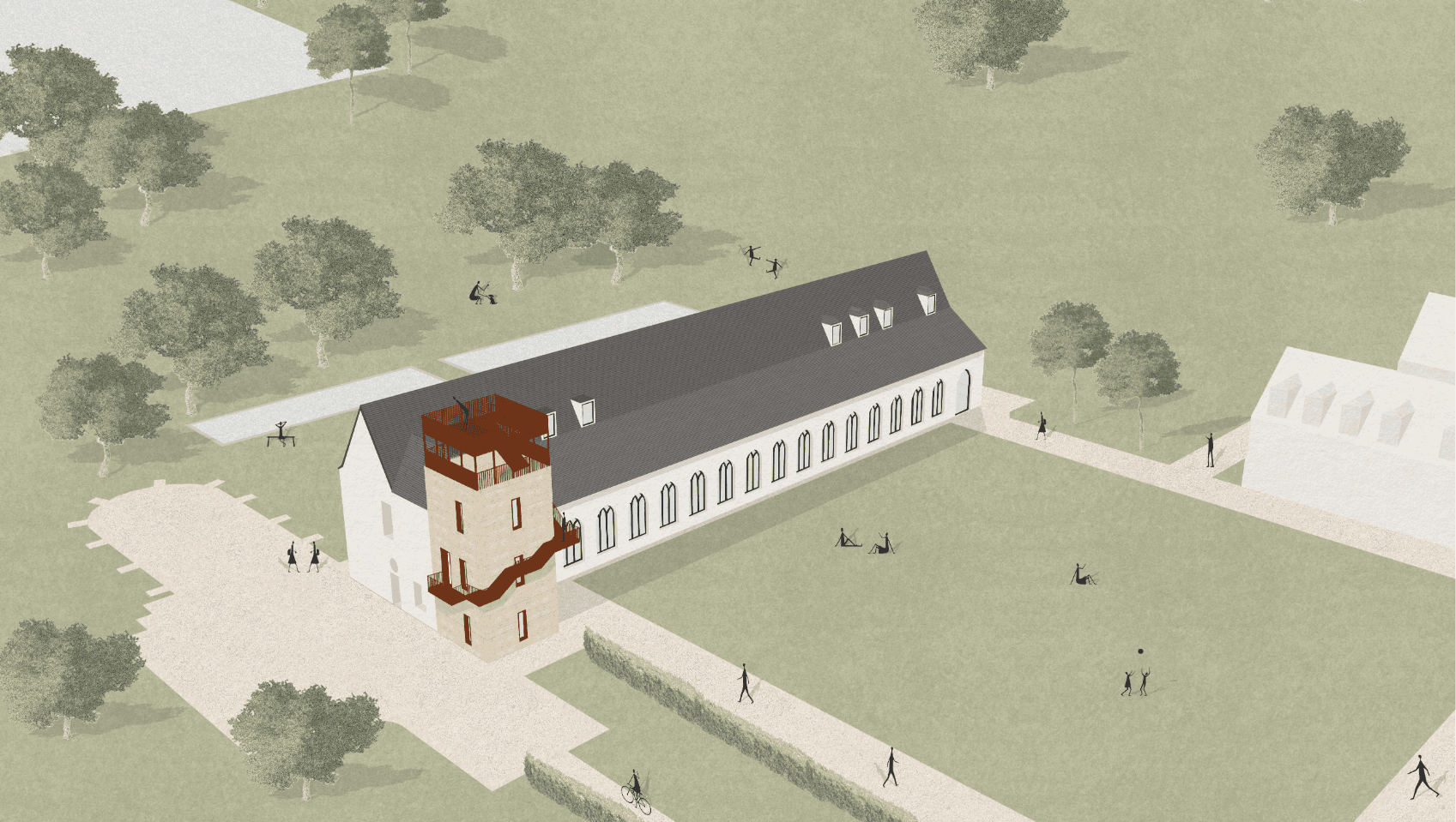 Tower & trajectory: a student residence Brussels, portfolio item 2