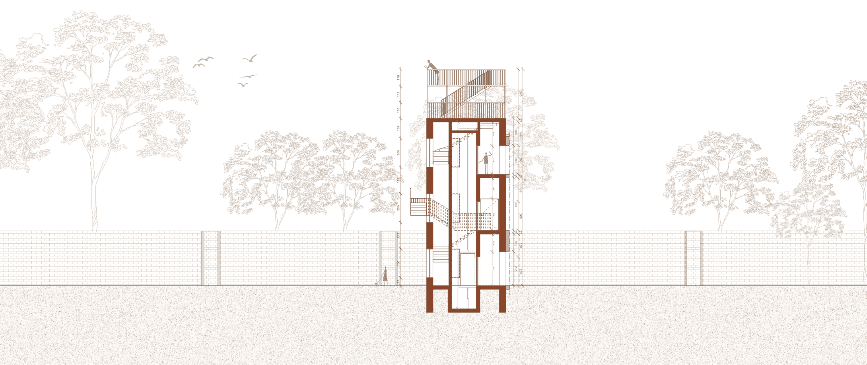 Tower & trajectory: a student residence Brussels, portfolio item 9