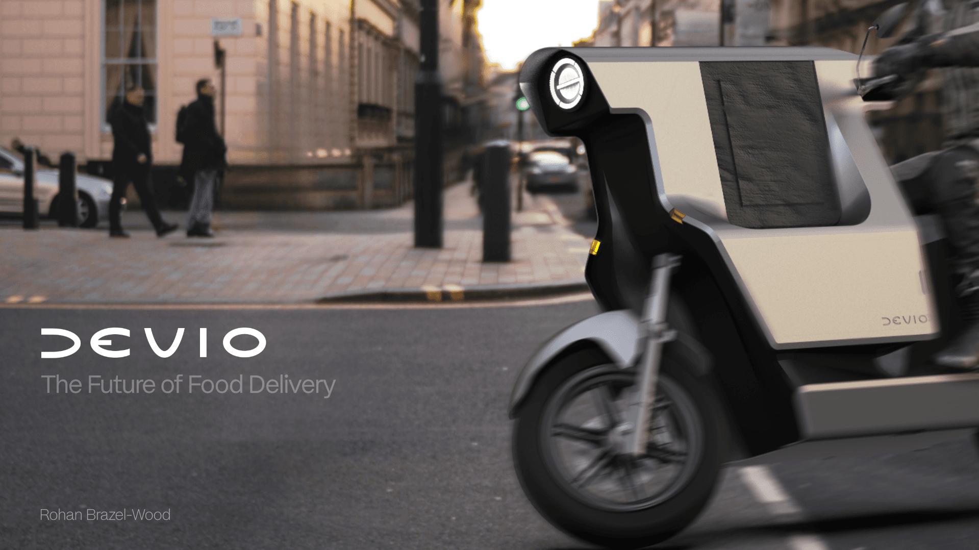 DEvio - specialised food delivery vehicle, portfolio item 2