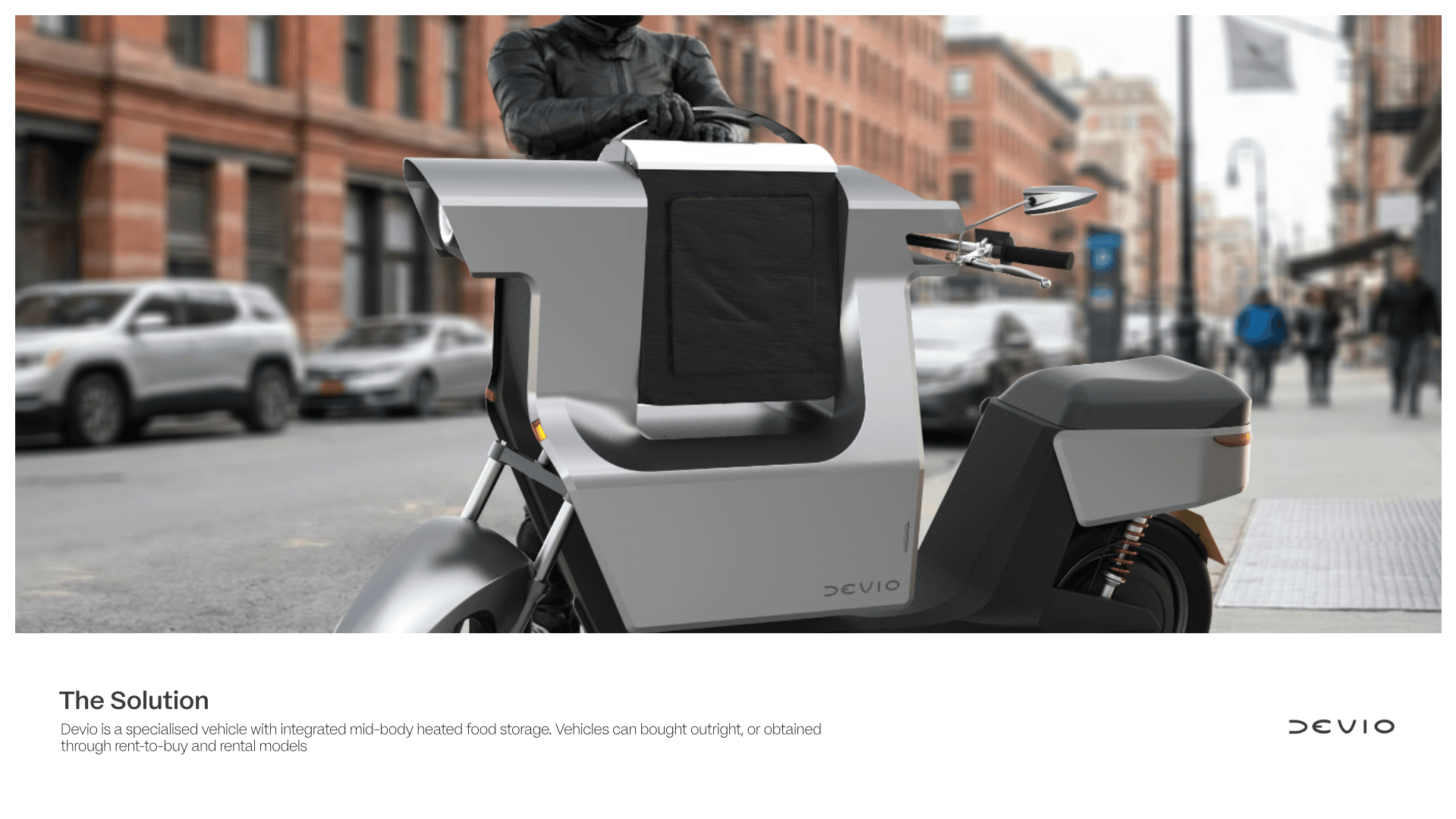 DEvio - specialised food delivery vehicle, portfolio item 8