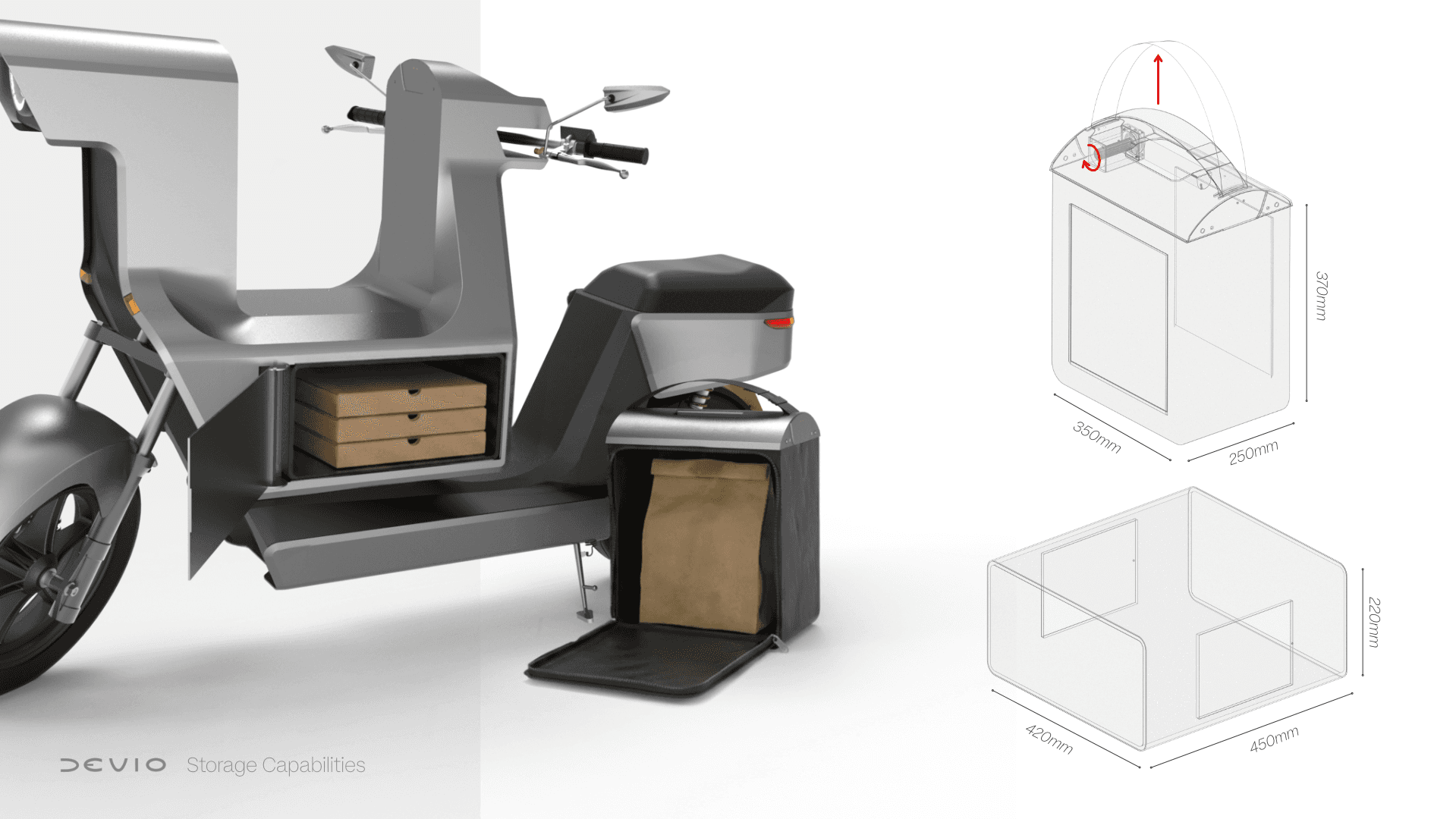 DEvio - specialised food delivery vehicle, portfolio item 11