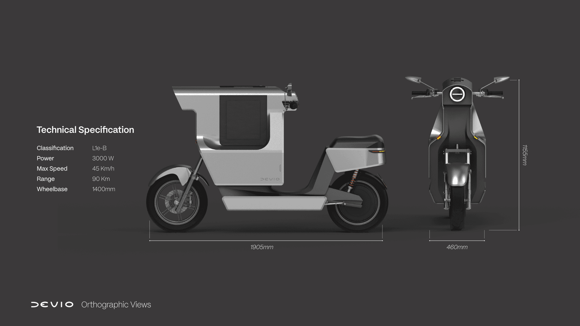 DEvio - specialised food delivery vehicle, portfolio item 19