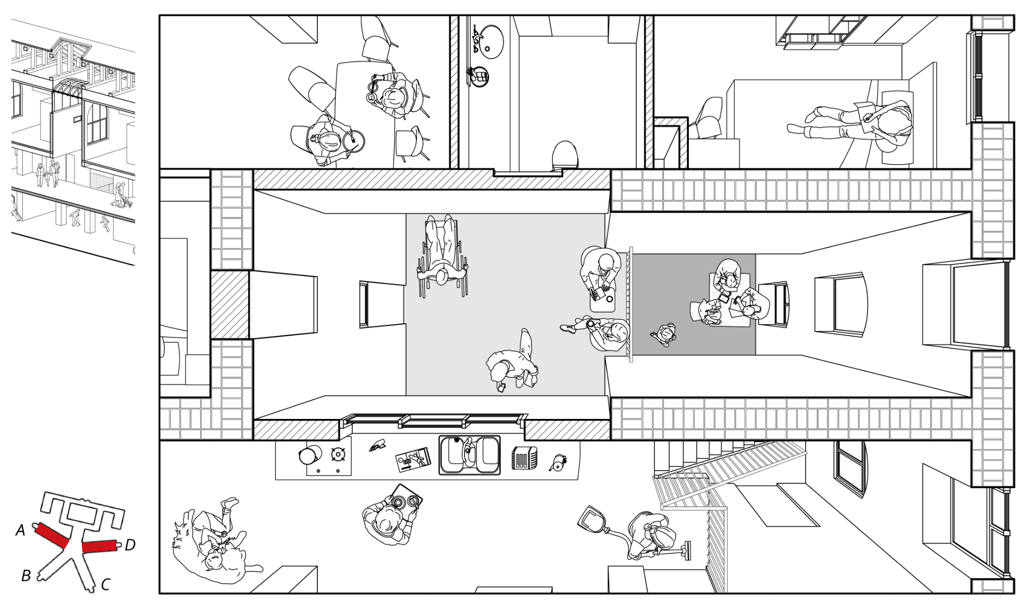 Inhabiting with Daylight - From prison to everyday living, portfolio item 10