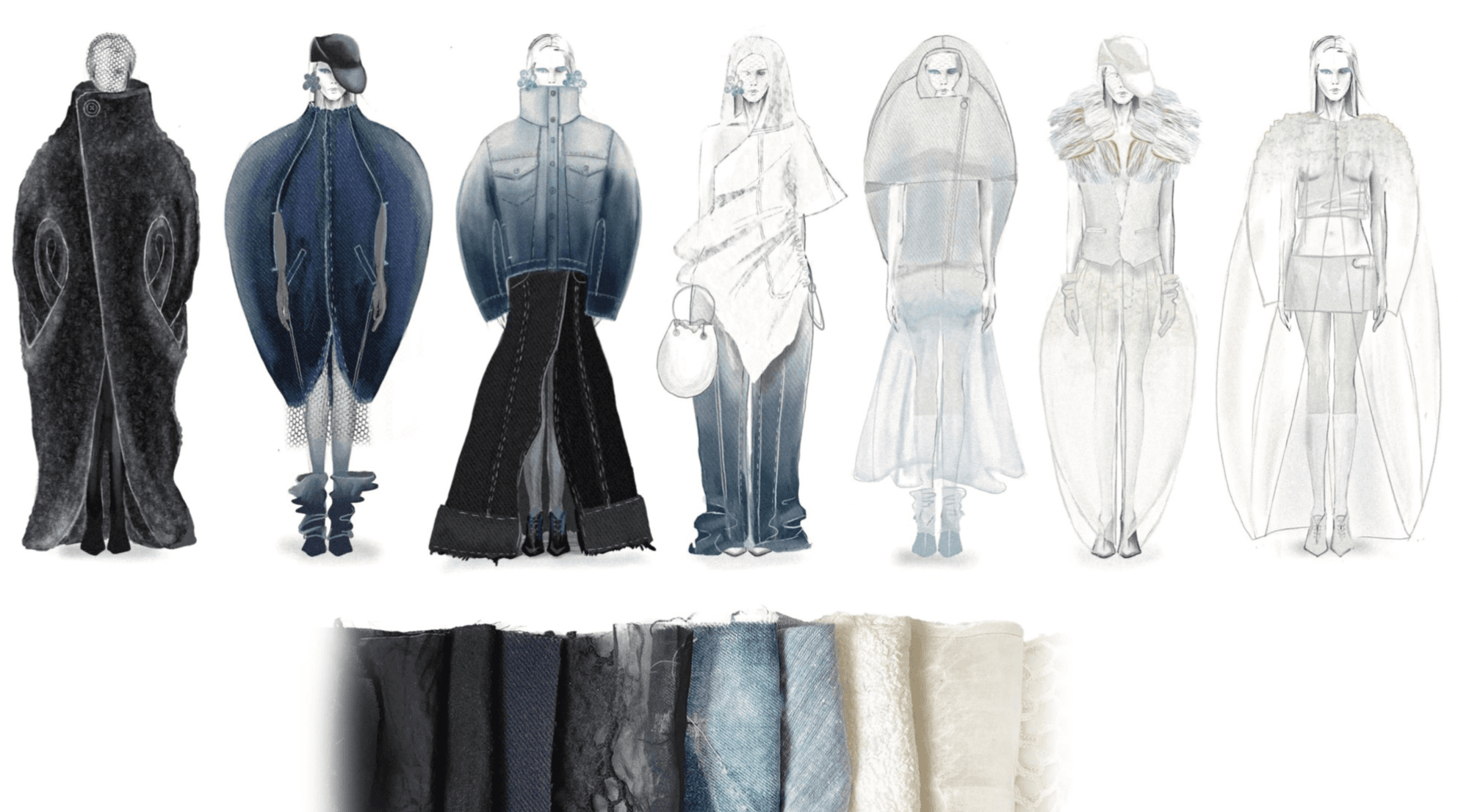 Fashion collection "eclosion", portfolio item 1