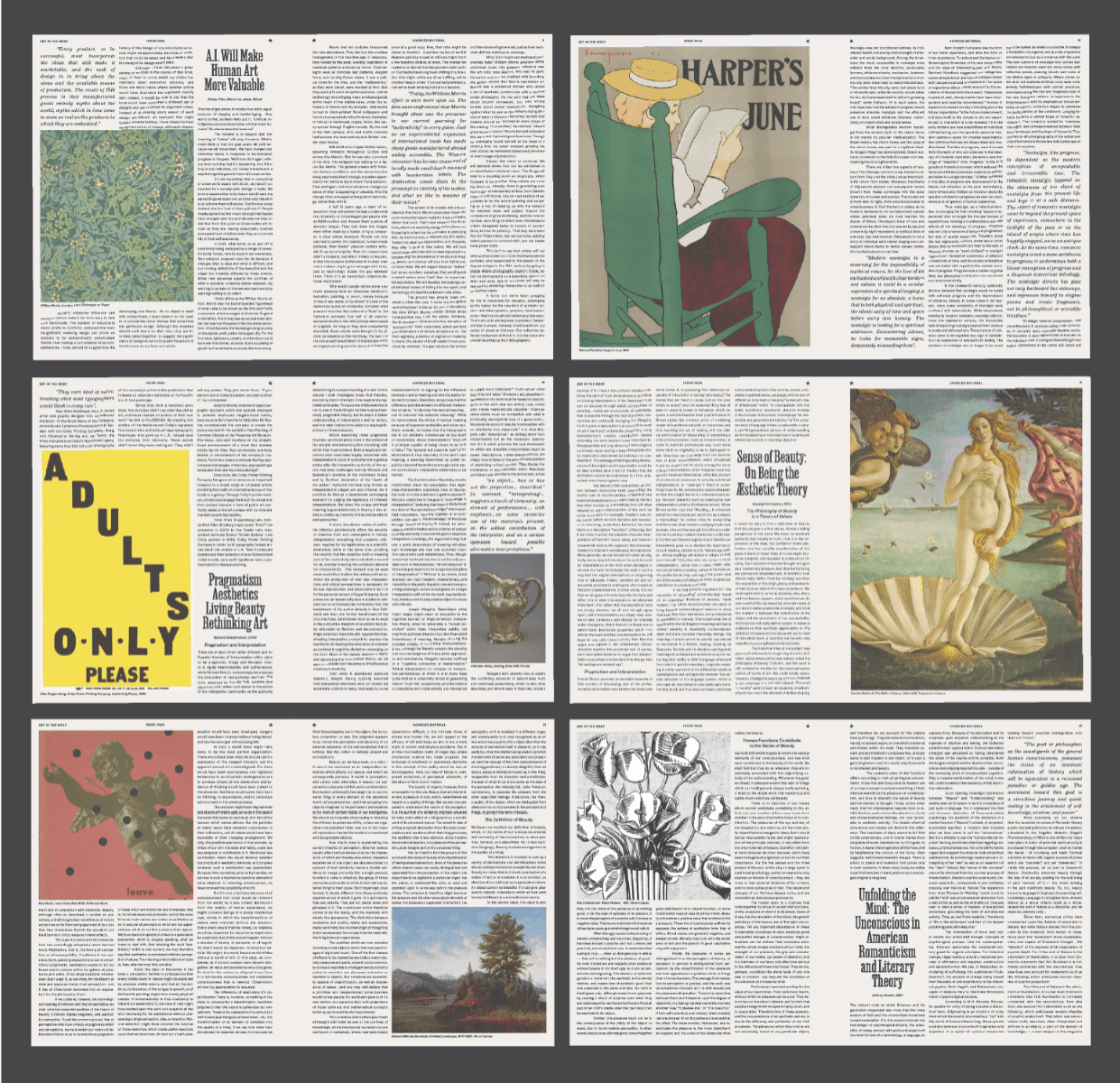 Set in the West, portfolio item 5