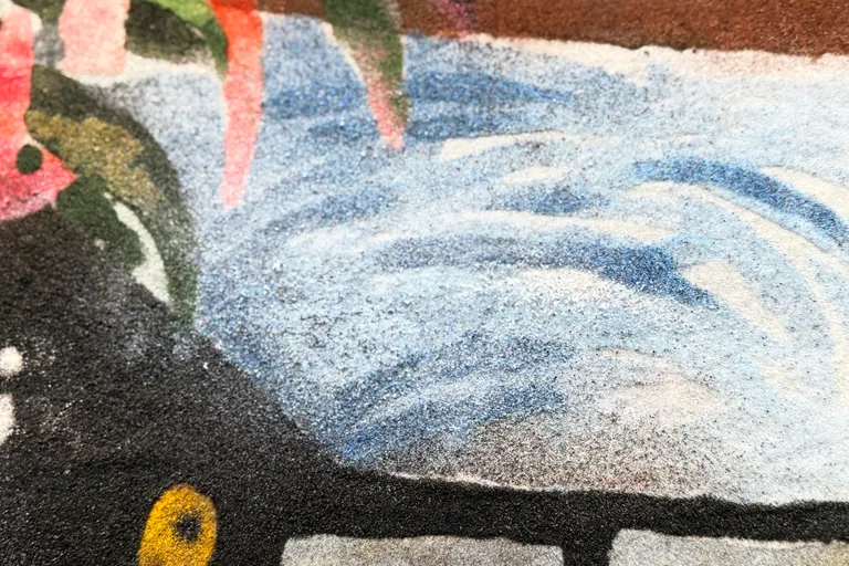 Colored Sand paintings, portfolio item 19